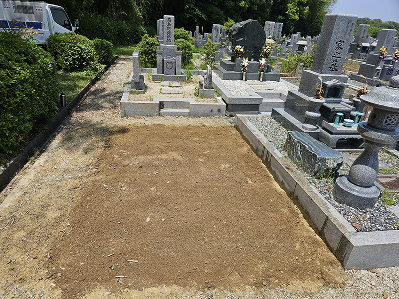 みかげ墓じまい施工実績堺公園墓地