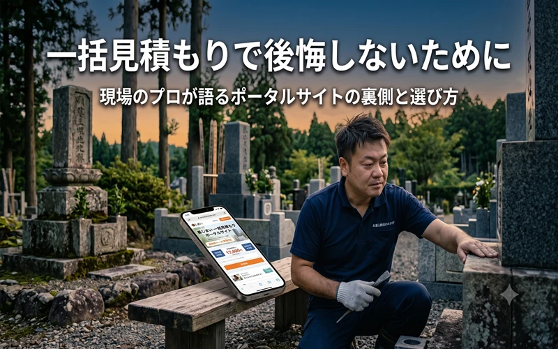 墓じまいポータルサイトの評判と構造的限界｜一括見積もりで後悔しないための注意点